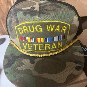 Rock Smith Drug War Veteran Cap